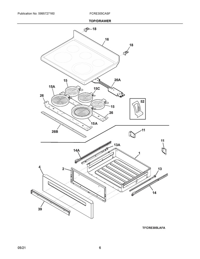 Diagram for FCRE305CASF