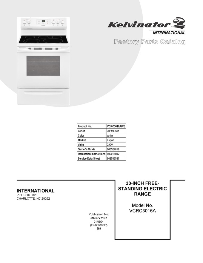 Diagram for VCRC3016AWE