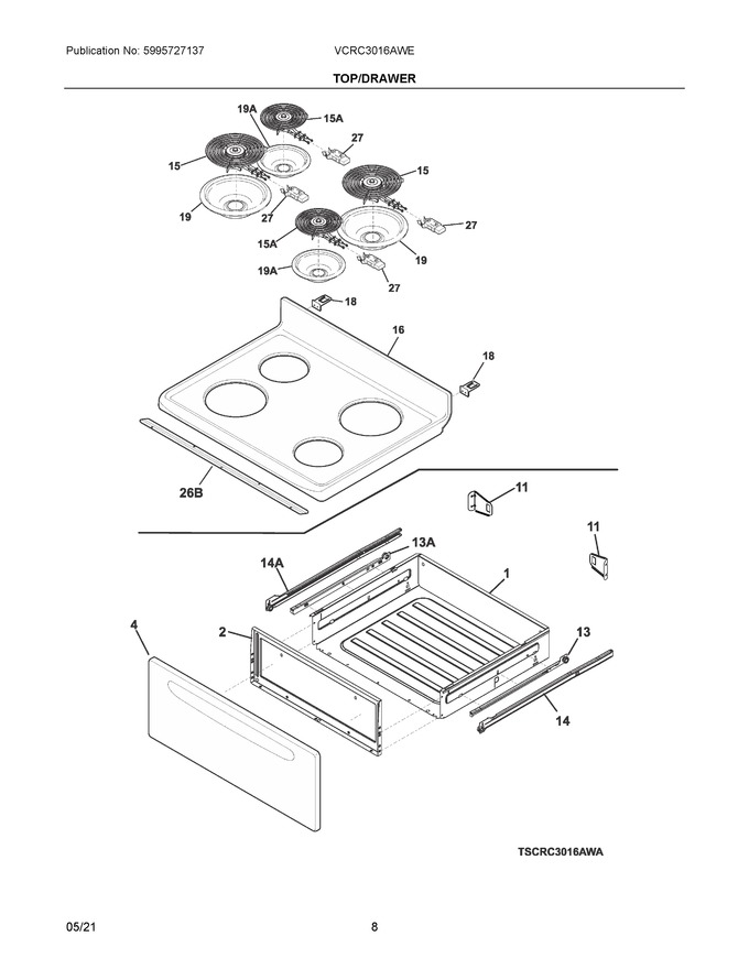 Diagram for VCRC3016AWE