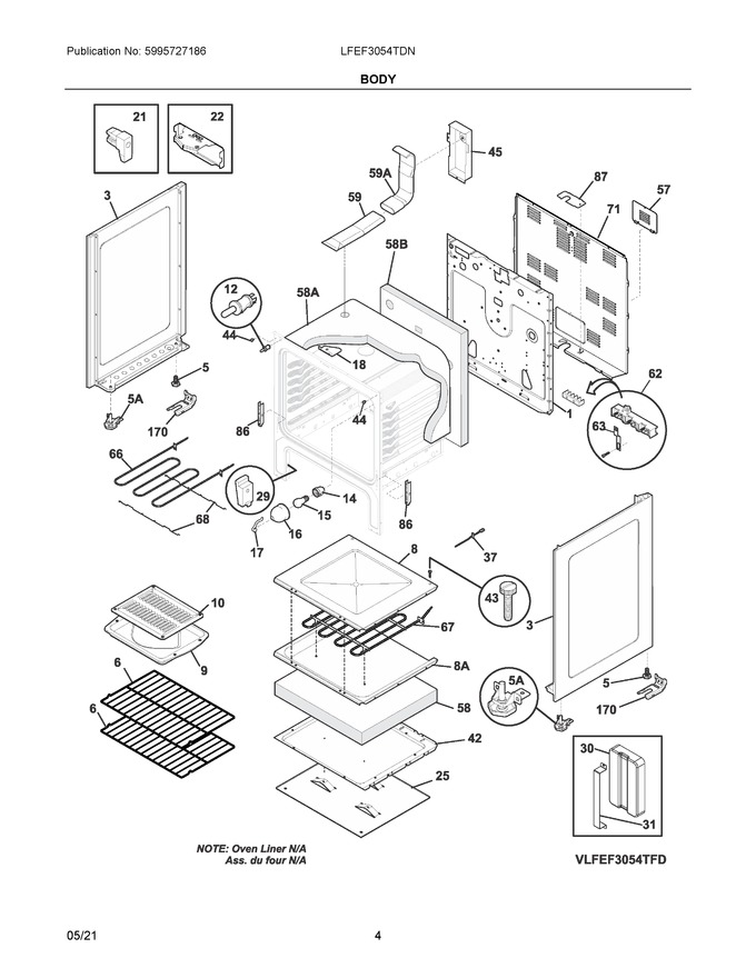 Diagram for LFEF3054TDN