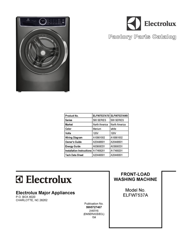 Diagram for ELFW7537AW0