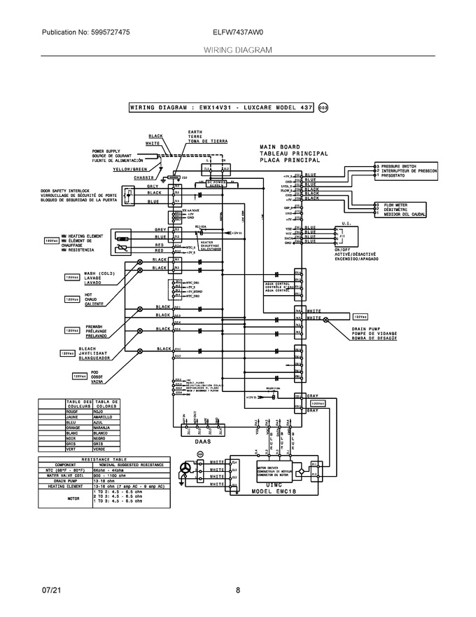 Diagram for ELFW7437AW0