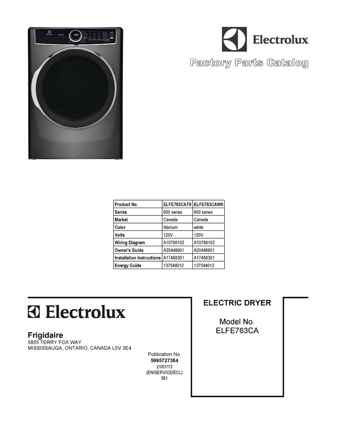 Diagram for ELFE763CAW0
