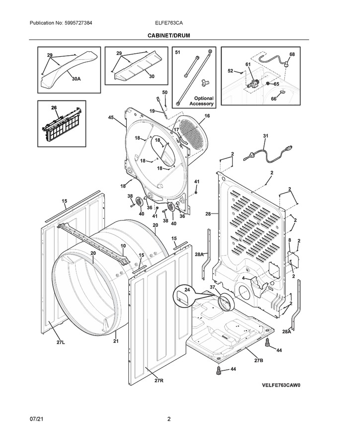 Diagram for ELFE763CAT0
