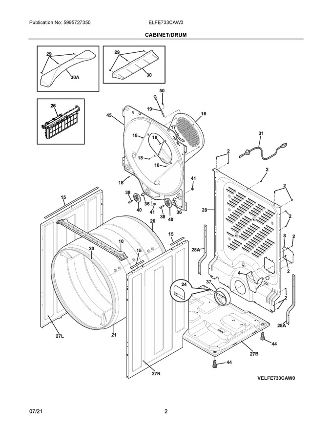 Diagram for ELFE733CAW0