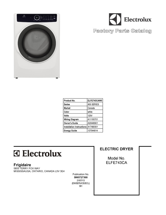 Diagram for ELFE743CAW0