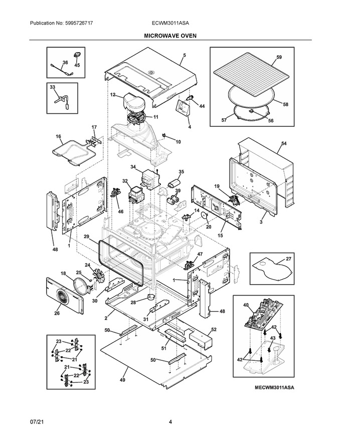 Diagram for ECWM3011ASA