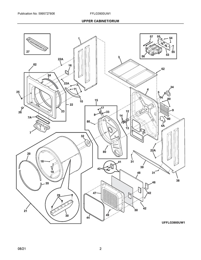 Diagram for FFLG3900UW1