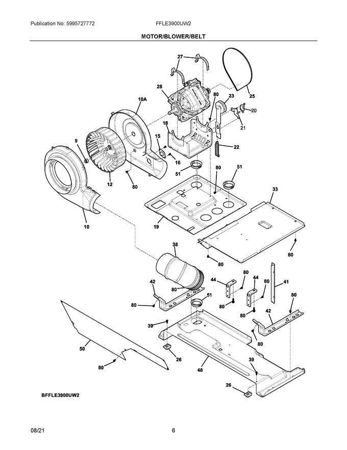 Diagram for FFLE3900UW2