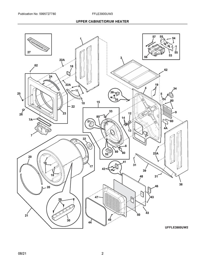 Diagram for FFLE3900UW3