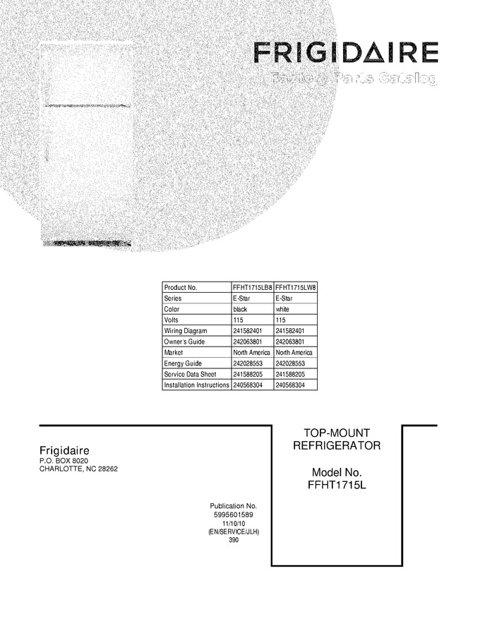 Diagram for FFHT1715LB8