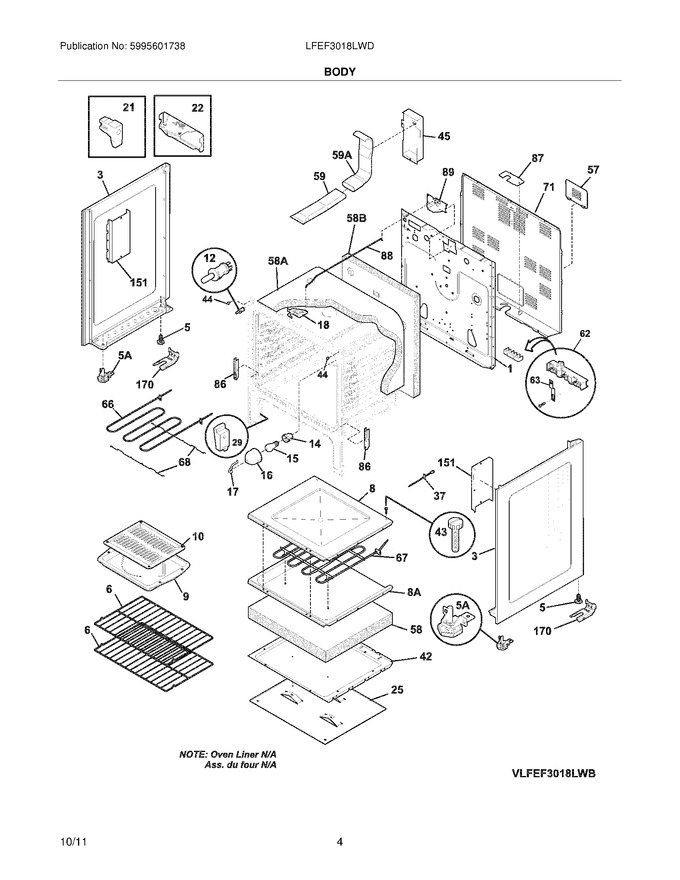 Diagram for LFEF3018LWD