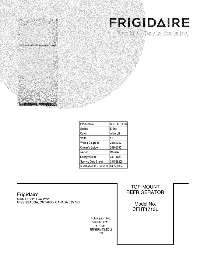 Diagram for CFHT1713LZ6