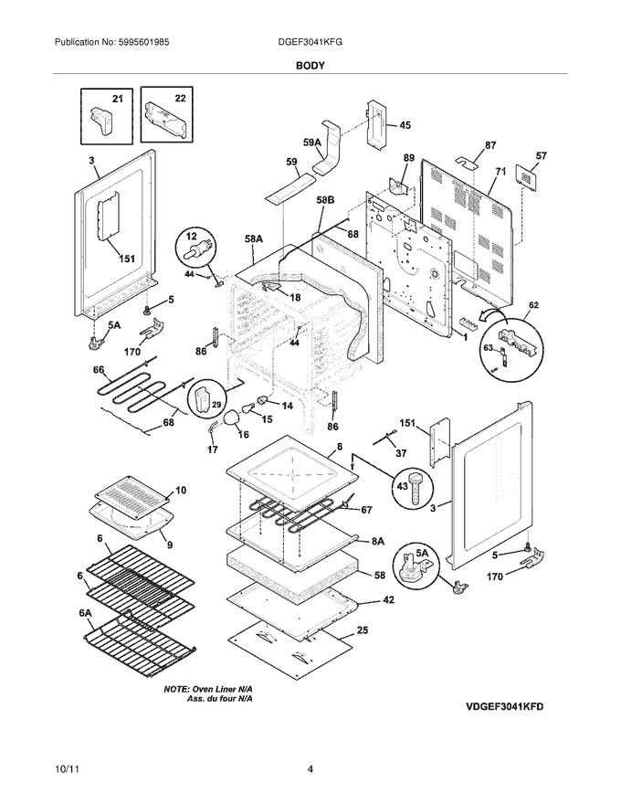 Diagram for DGEF3041KFG