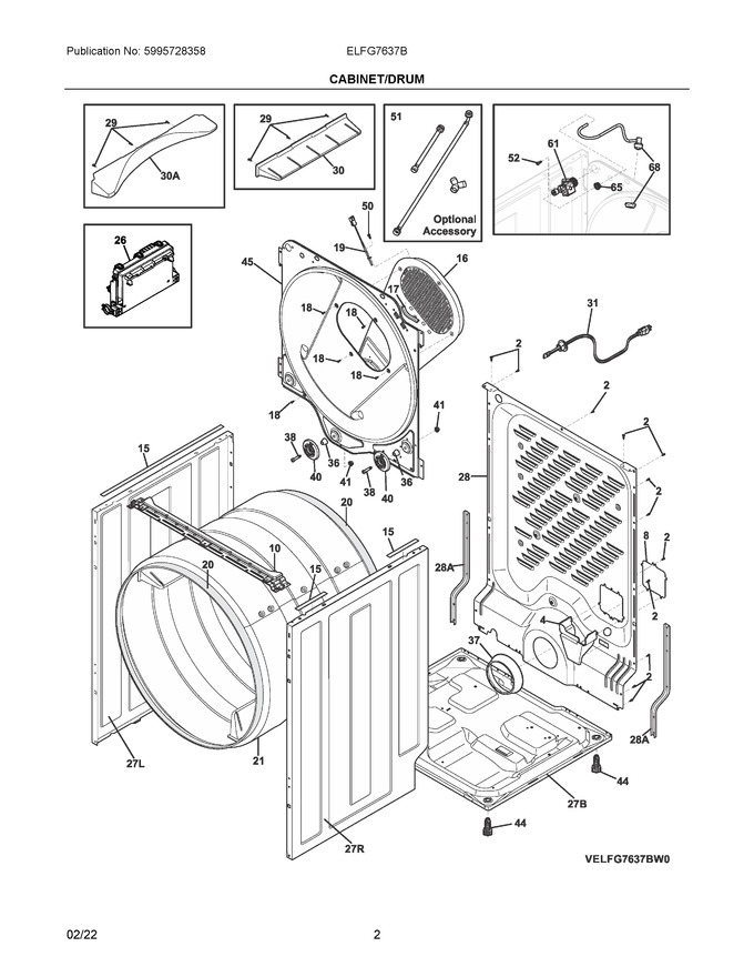 Diagram for ELFG7637BW0