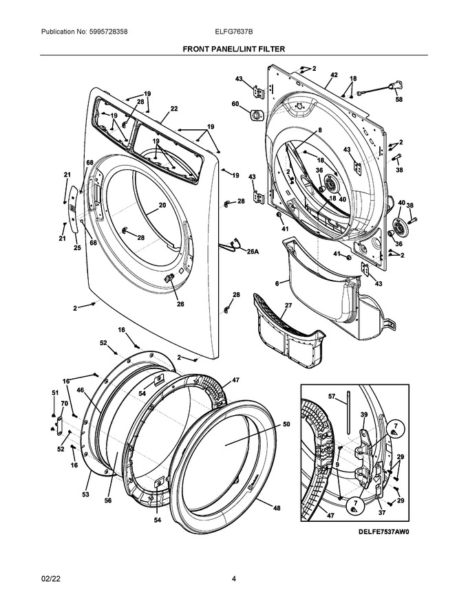 Diagram for ELFG7637BW0