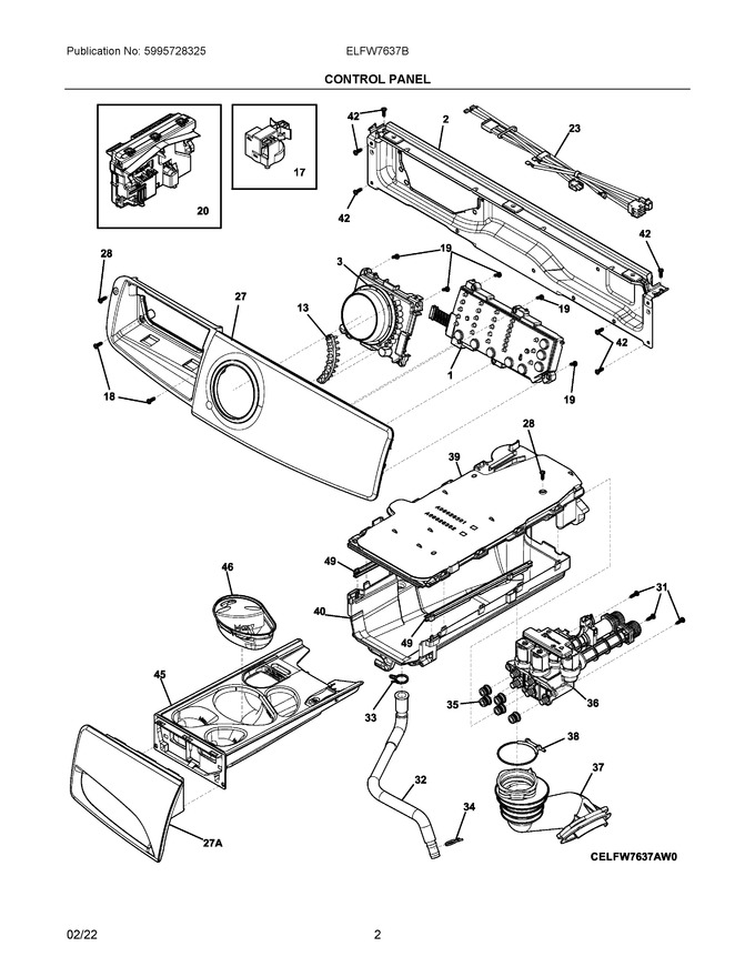 Diagram for ELFW7637BW0