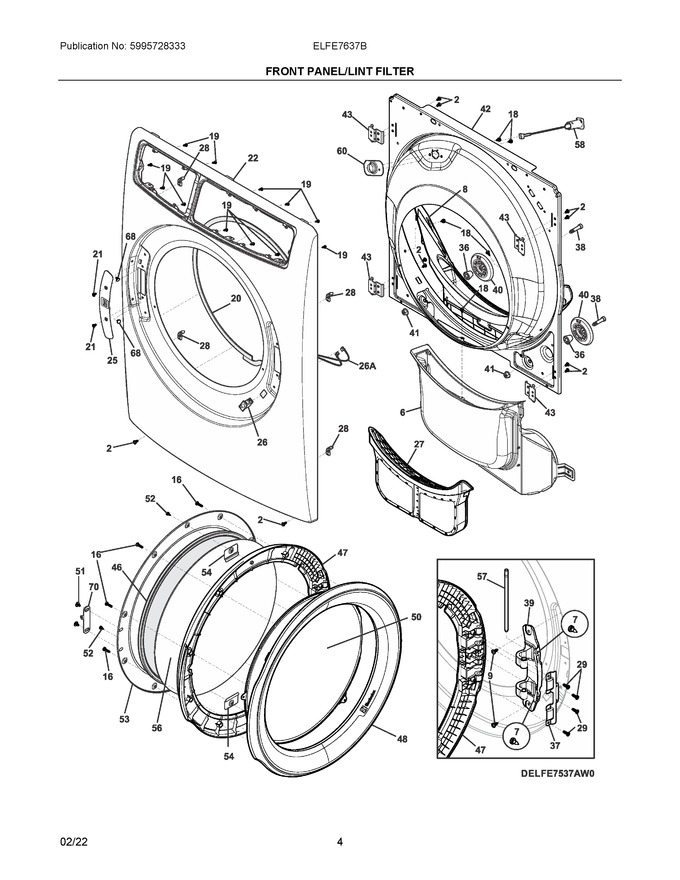 Diagram for ELFE7637BW0