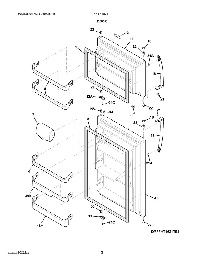 Diagram for FFTR1821TWC