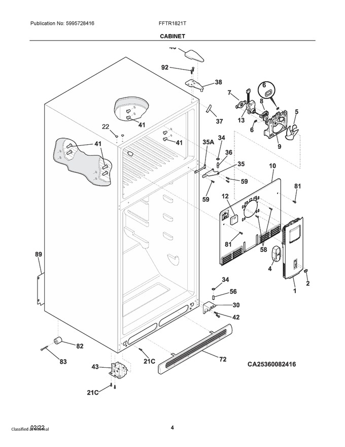 Diagram for FFTR1821TWC