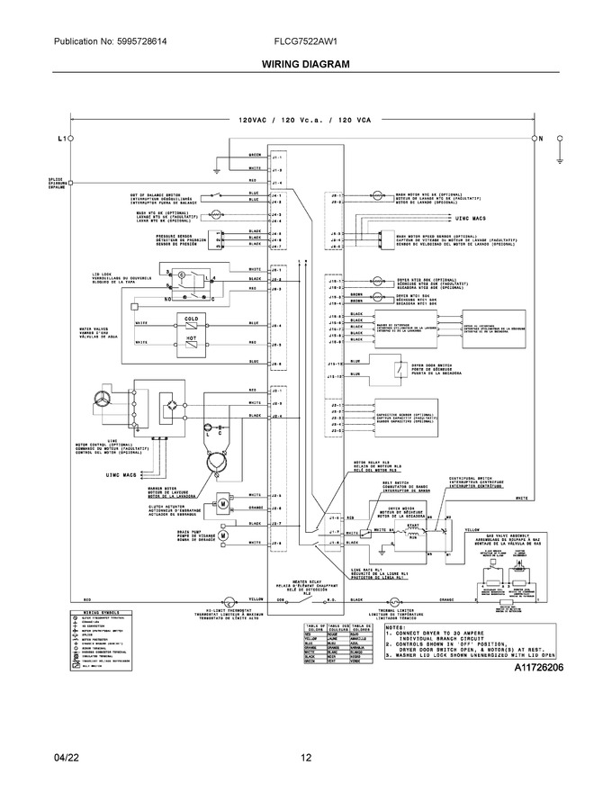 Diagram for FLCG7522AW1