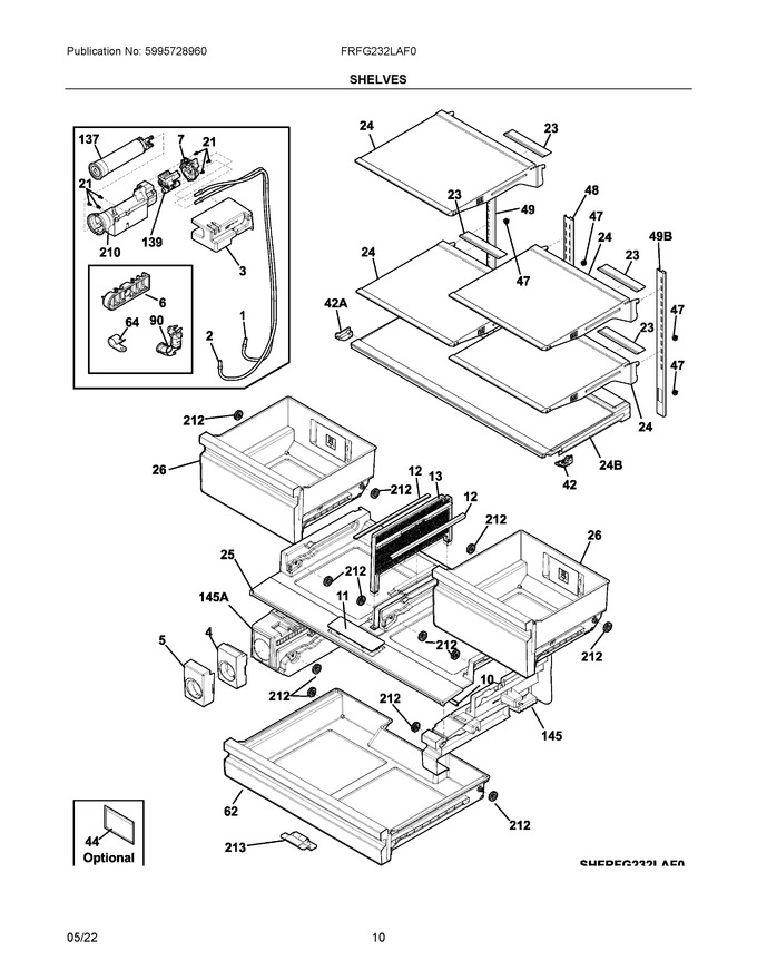 Diagram for FRFG232LAF0