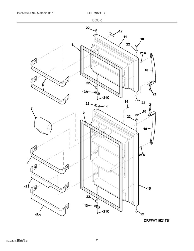 Diagram for FFTR1821TBE