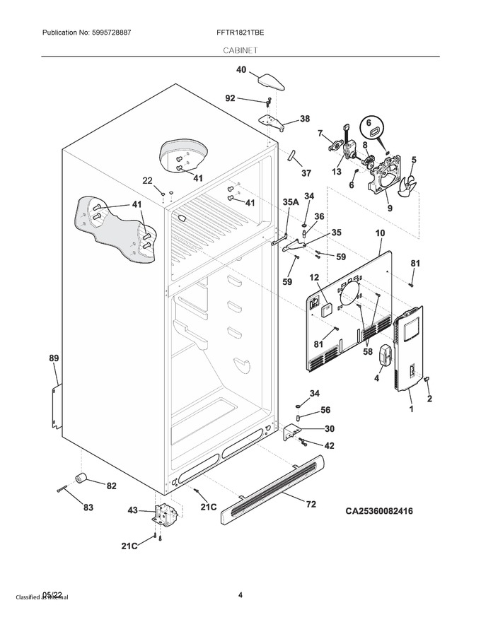 Diagram for FFTR1821TBE