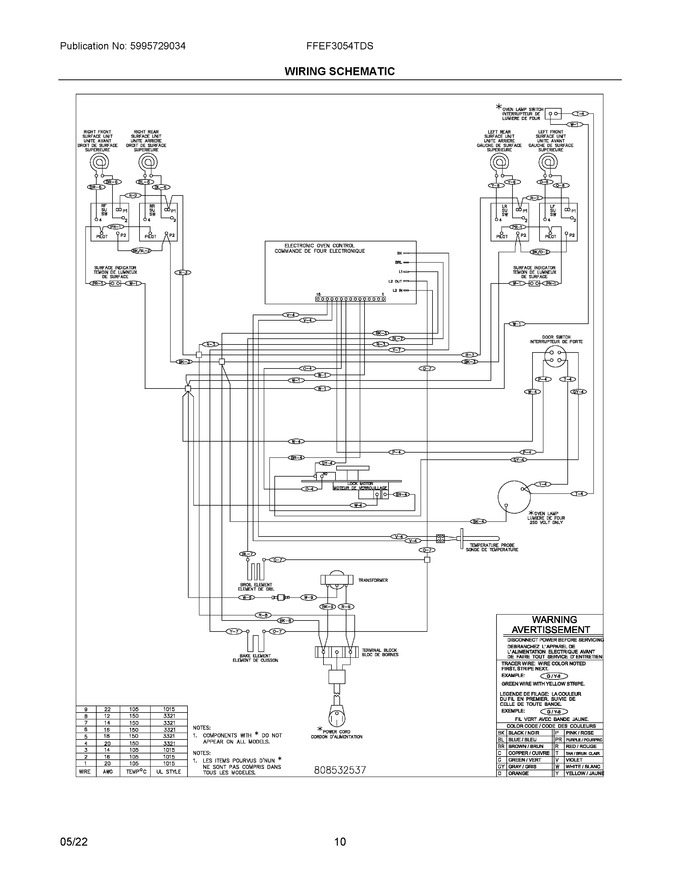 Diagram for FFEF3054TDS