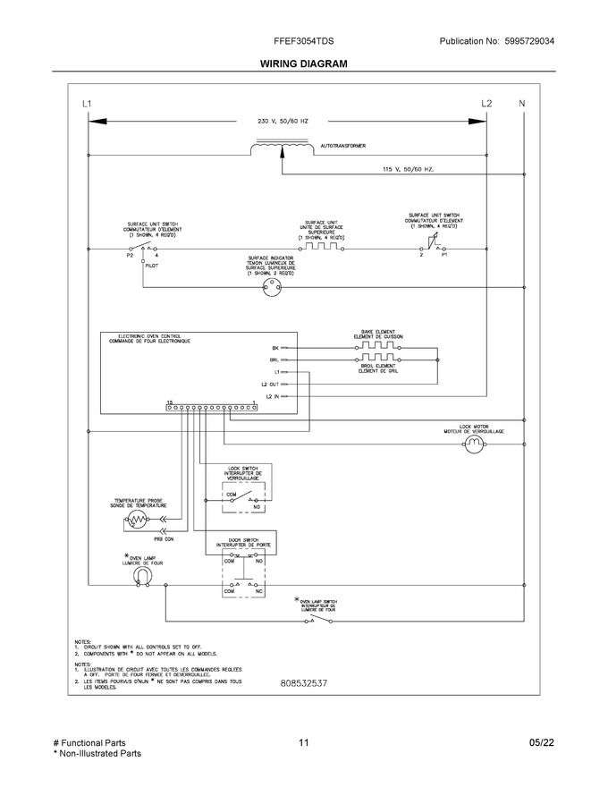 Diagram for FFEF3054TDS