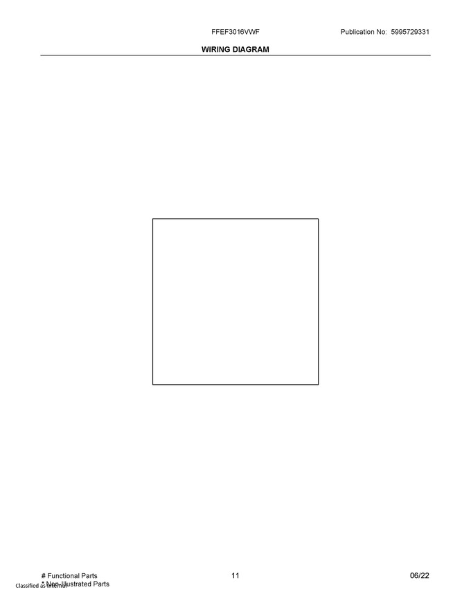 Diagram for FFEF3016VWF