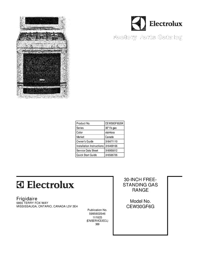 Diagram for CEW30GF6GSK