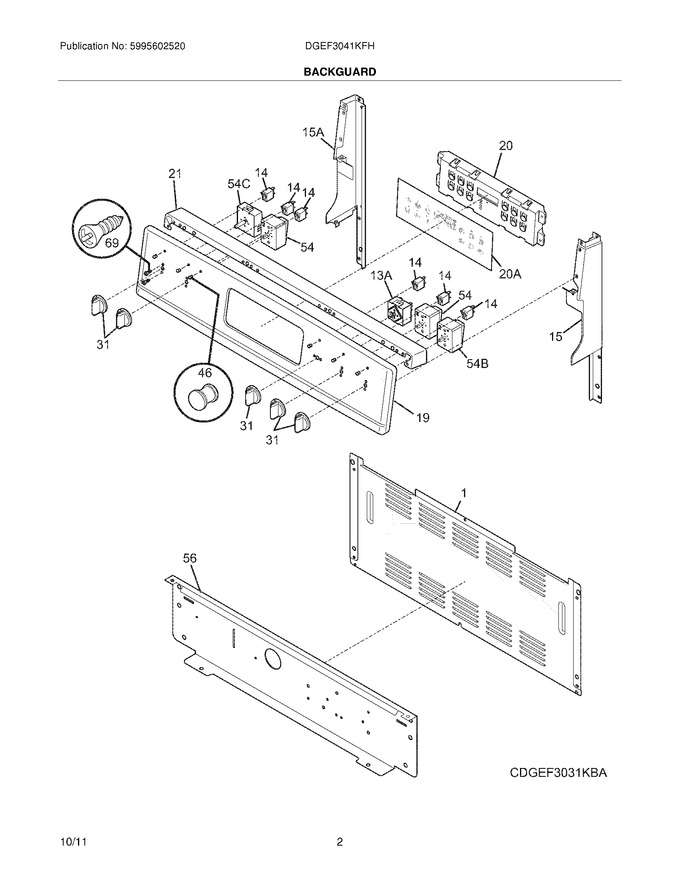 Diagram for DGEF3041KFH