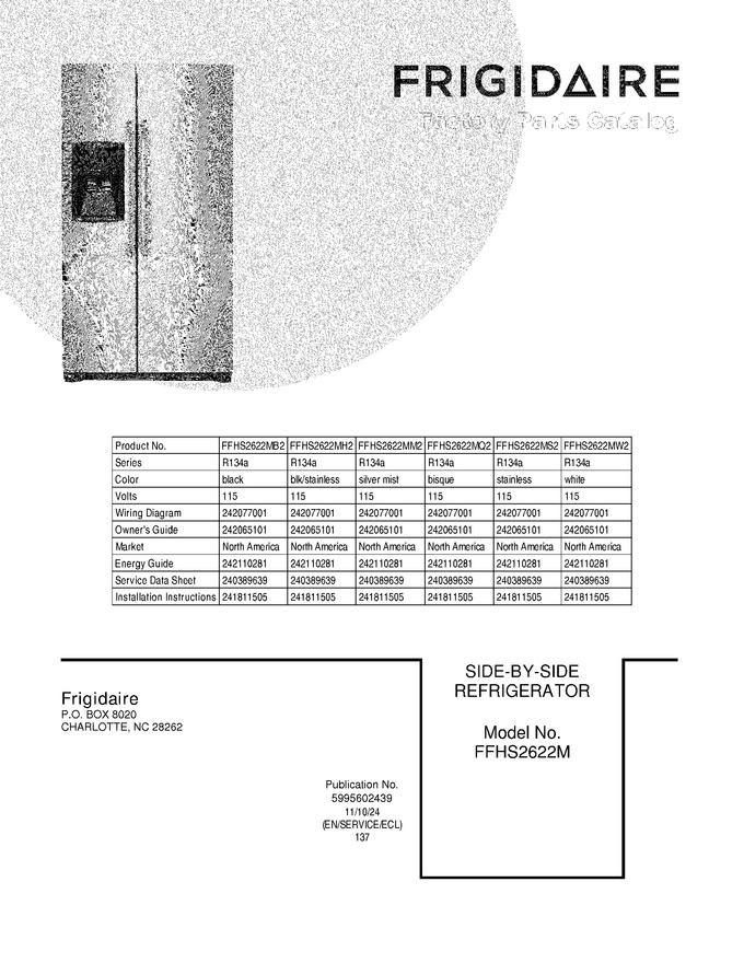 Diagram for FFHS2622MS2