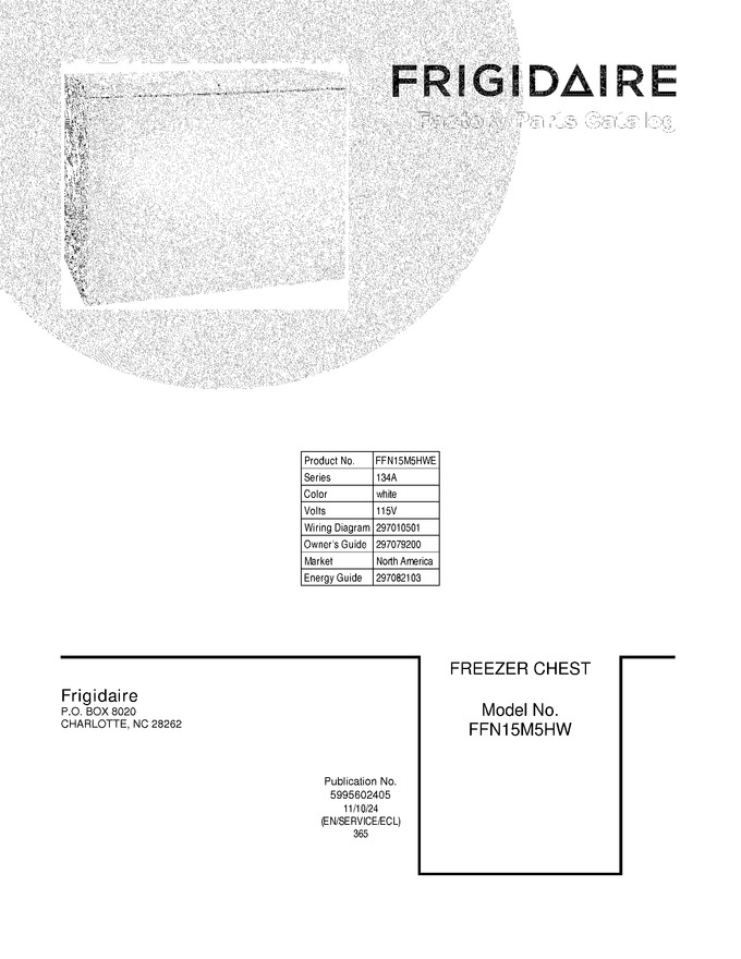 Diagram for FFN15M5HWE