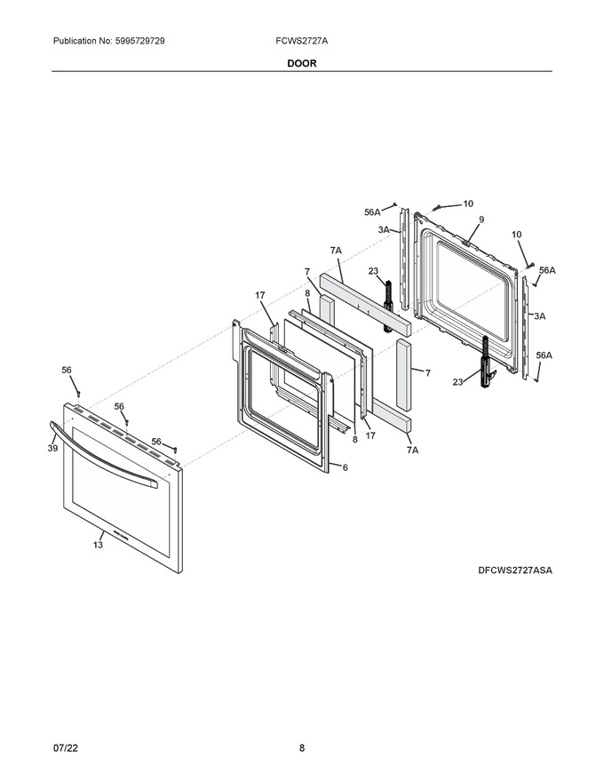 Diagram for FCWS2727AWD