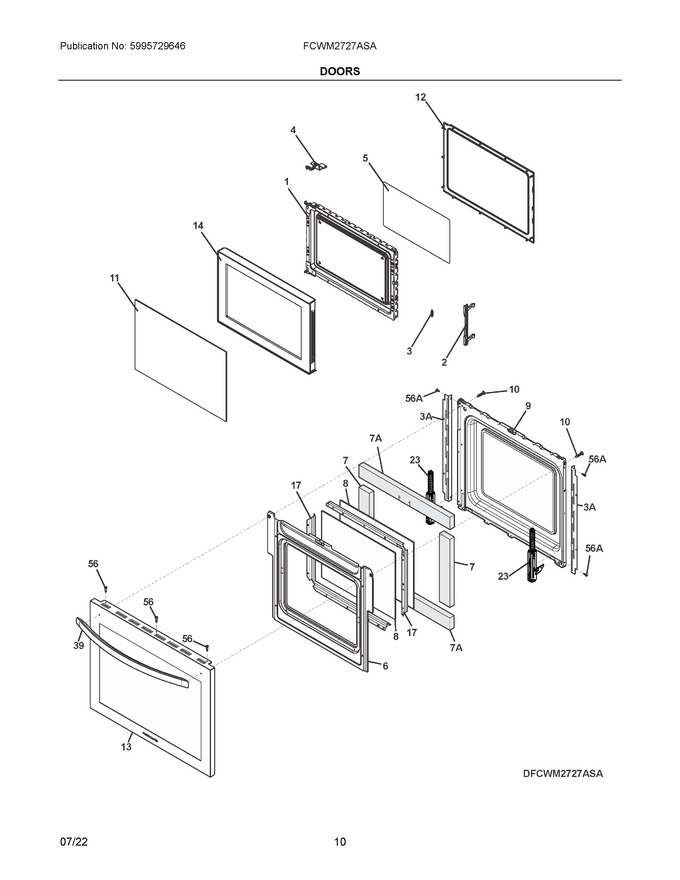 Diagram for FCWM2727ASA
