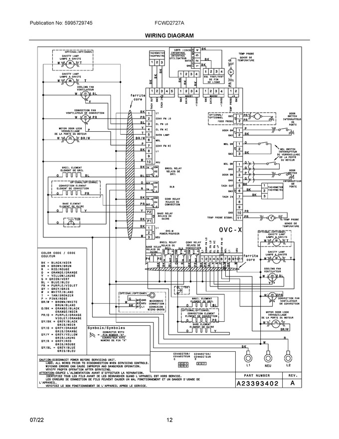 Diagram for FCWD2727ASA