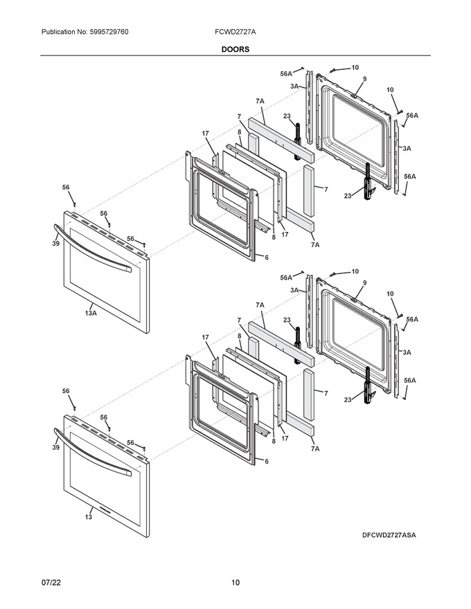 Diagram for FCWD2727AWD