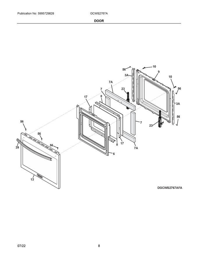 Diagram for GCWS2767AFA