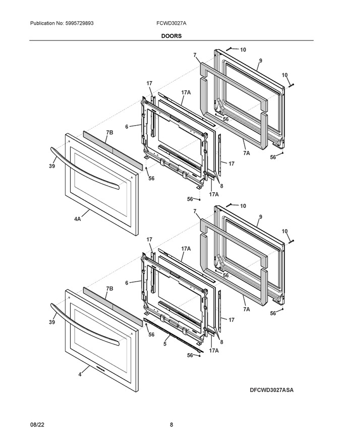 Diagram for FCWD3027AWA