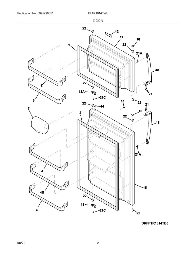 Diagram for FFTR1814TWL