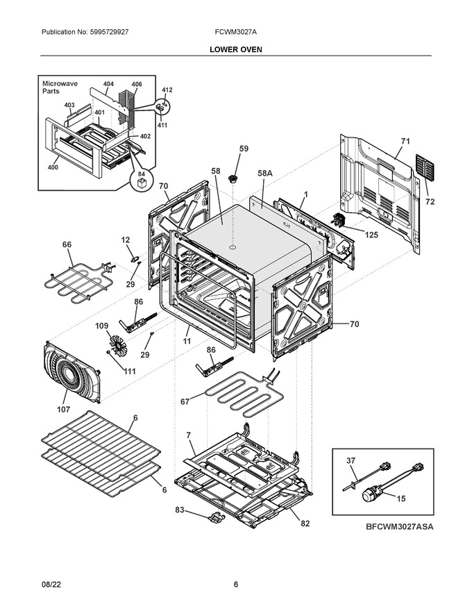 Diagram for FCWM3027ASA