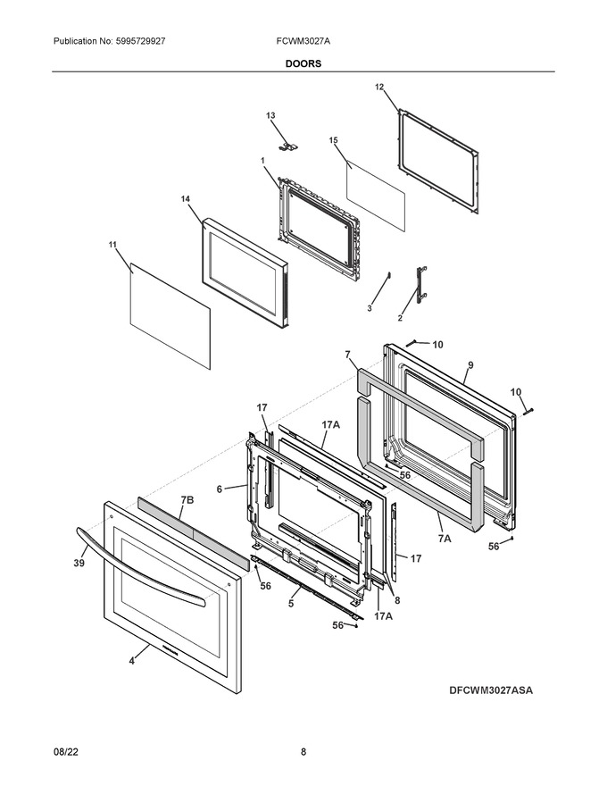 Diagram for FCWM3027ASA