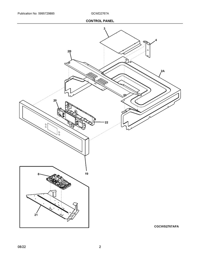 Diagram for GCWD2767AFD