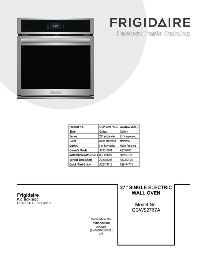 Diagram for GCWS2767ADD