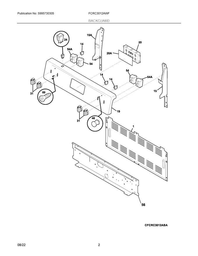 Diagram for FCRC3012AWF