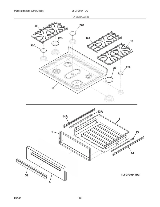 Diagram for LFGF3054TDG