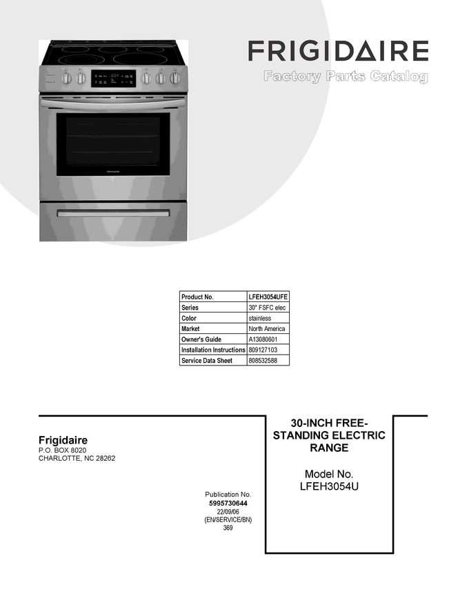 Diagram for LFEH3054UFE