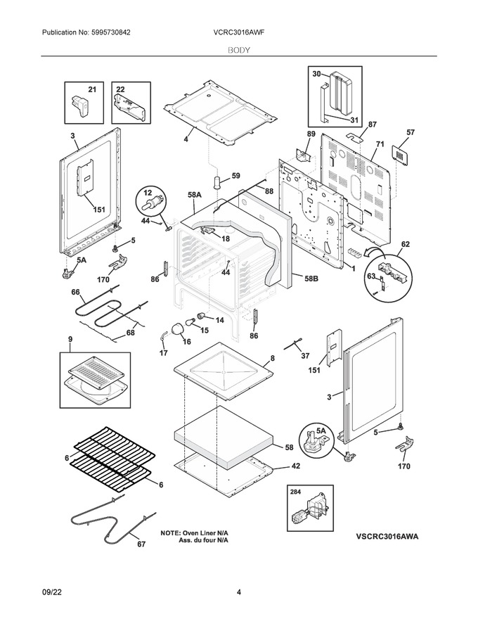 Diagram for VCRC3016AWF